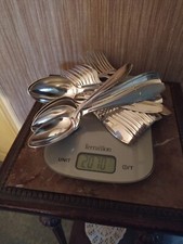 ART DECO Goldsmith Apollo Silver Metal 24 Piece Tableware Tableware