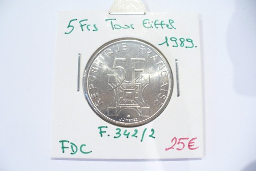 Monnaie neuve frs - 5, tour