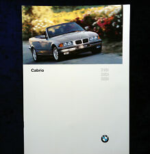 BMW 3 Series, E 36 Convertible Brochure 2.1996 Models: 318i, 320i, 328i ....with M3