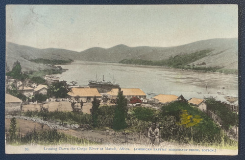 Cpa carte postale congo - carte,