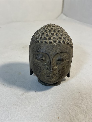 Tête bouddha pierre - en,