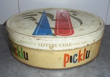 ANCIEN BOITE en TOLE LU PICKLU