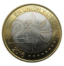 Nr 3260 Argentina • Federal Republic - 2 Pesos 2016, KM# 184 geraltttt83