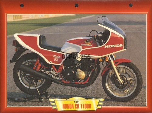Fiche moto honda - moto, 1100