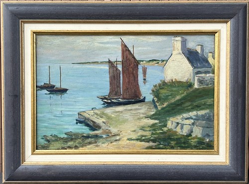 Antique 1944 original oil - antique,