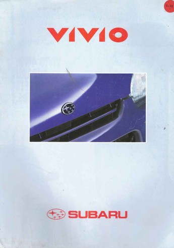 Brochure subaru - ▄▀▄,