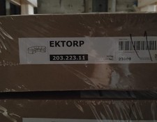 Ikea EKTORP 4 Seat sectional FULL SET COVER nordvalla dark gray 203.223.11 - NEW