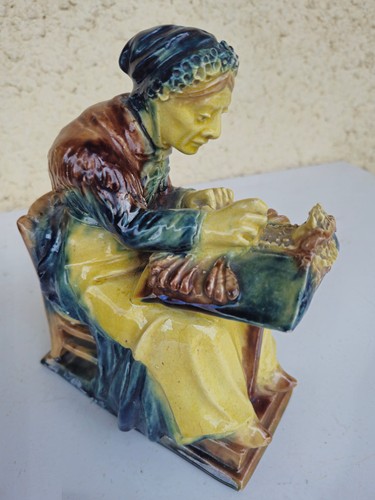 Poterie brodeuse émaillée - , de