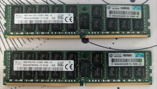 2 barrettes RAM mémoire serveur 32 Gb (2 x 16Gb) DDR4 PC4 2Rx4 2133P ECC