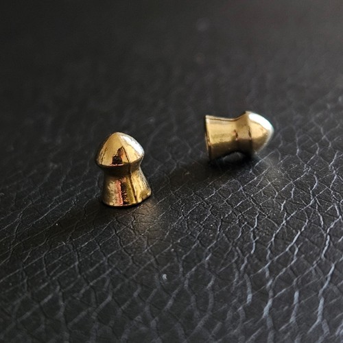 Plomb carabine plaqué - or, 18k