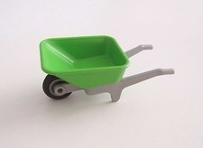 PLAYMOBIL (Q1215) CONSTRUCTION SITE - Green & Grey Wheelbarrow