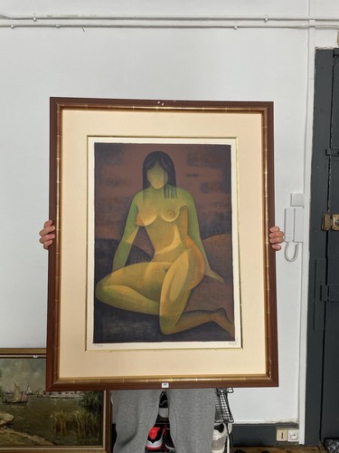 Grande lithographie louis - de,