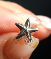 M63 General Star Badge Silver Fighting Gallon 9mm Military Combat Staple 