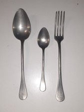 Ensemble de Couverts Francais Epoque Ww1 Ww2 - Objet Du Poilu Wwi / Wwii