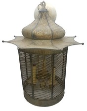 Vinatge Niermann Weeks Bird Cage Lantern Voliere Lantern Asian Style