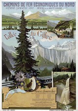 Affiche chemin de fer