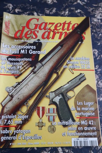 Revue gazette armes 311 - gazette, n°311