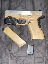 Airsoft Glock 19x .6mm Cal Chrome Slide 