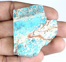 119.85 Carat Certifié Naturel Bleu Crête Turquoise Dalle Pierre Précieuse T18451
