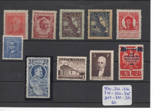 Pologne timbres yt - pologne, ,