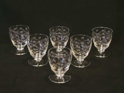 Anciens verres liqueur en - verres,