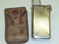 Quercia Flaminaire "Crillon" Gas Lighter Pocket With Leather Bag - 1948 -