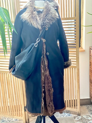 Manteau long peau - long, en