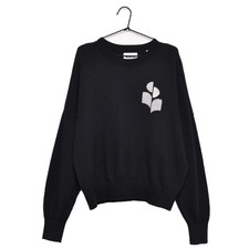 Isabel Marant Étoile Wool Cotton Marisans  Logo Jumper Sweater Size 40