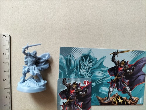 Black knight miniature - knight, miniature+