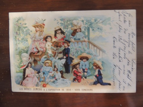 Rare carte postale - , poupée