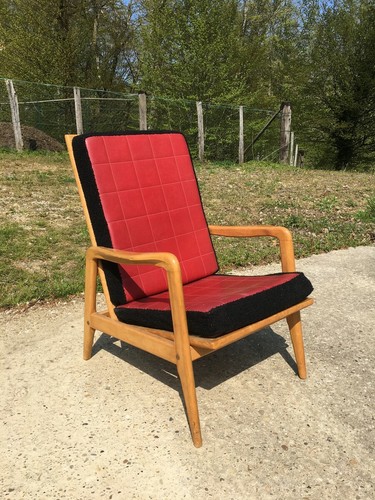 Vieux fauteuil vintage - vieux, 1950