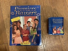 panini empty album + 50 sealed covers first kisses