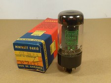 one GZ34 Miniwatt Dario rectifier valve, NOS & NIB tube, code f33 L2A