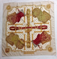 Y# Vintage Hermes SELLES HOUSSE 34/34 inch , has Stains+ threads pulled