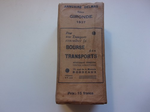 Annuaire delmas 1937 - 1937., gironde.