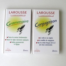 Larousse Livres de bord -Grammaire et conjugaison-1996-lot 2 livres scolaire
