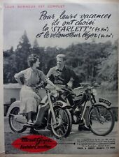 ADVERTISEMENT motorcycle MONET GOYON YEAR 1954 M1796