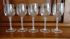 CRISTAL D’ARQUES 5 VERRES À