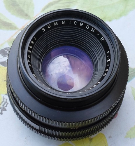 Leica summicron 50mm 2 - r, f/2