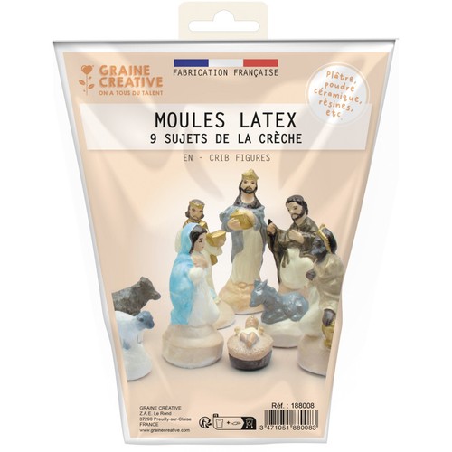Moule latex santons - santons,