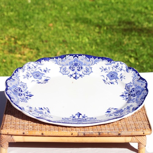 Ancien grand plat ovale - , cm
