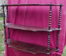 Etagère Murale Acajou Massif