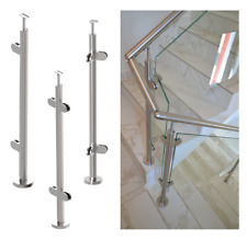 Poteau pour Glas Support en Verre Glasgeländer Inox Escaliers Barreaux V2A