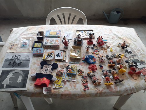 Lot objets anciens walt - lot,