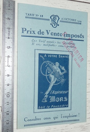 Depliant publicitaire 1929 - depliant,
