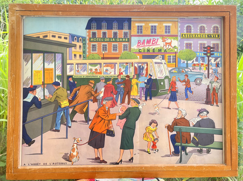 Superbe ancienne affiche - superbe,