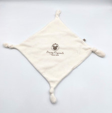 Doudou plat carré blanc