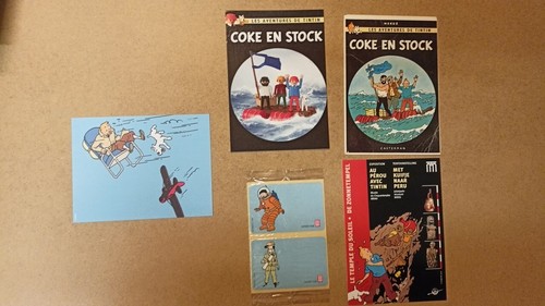 Tintin lot carte postale - carte,