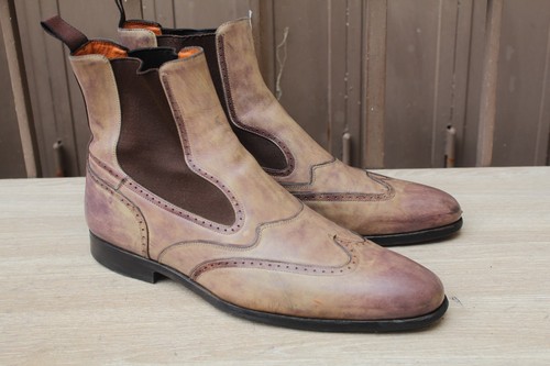 Boots santoni chelsea cuir 5 - boots,