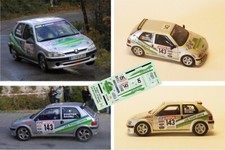 Decals 1/43 Peugeot 106 S16